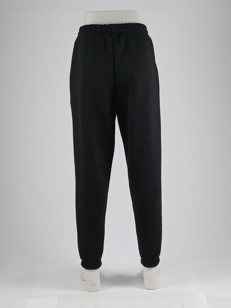 Opal Wear Üniseks Eşofman Siyah Lastik Paça - Görsel 3