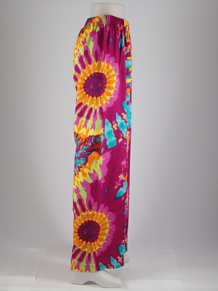 Opal Wear Etnik Desenli Pantolon Etek Ayçiçeği Turuncu - Görsel 2