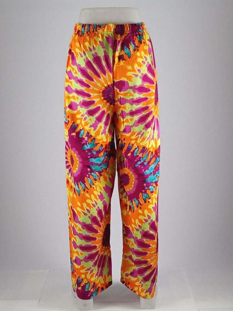 Opal Wear Etnik Desenli Pantolon Etek Ayçiçeği Turuncu - Görsel 3