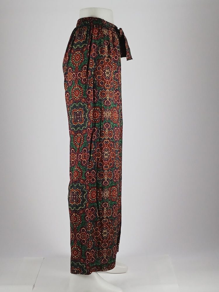 Opal Wear Etnik Desenli Pantolon Etek Mardin Desen Mor - Görsel 2