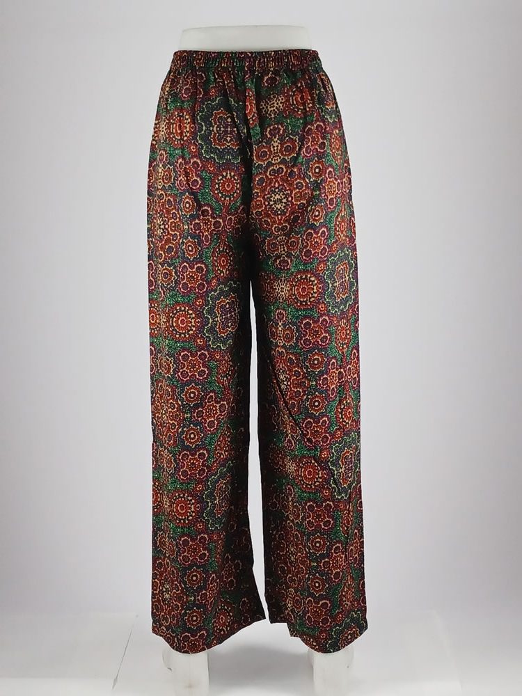 Opal Wear Etnik Desenli Pantolon Etek Mardin Desen Mor - Görsel 3